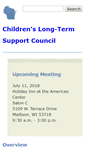 Mobile Screenshot of cltscouncil.wisconsin.gov