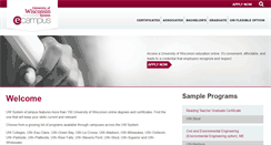 Desktop Screenshot of ecampus.wisconsin.edu
